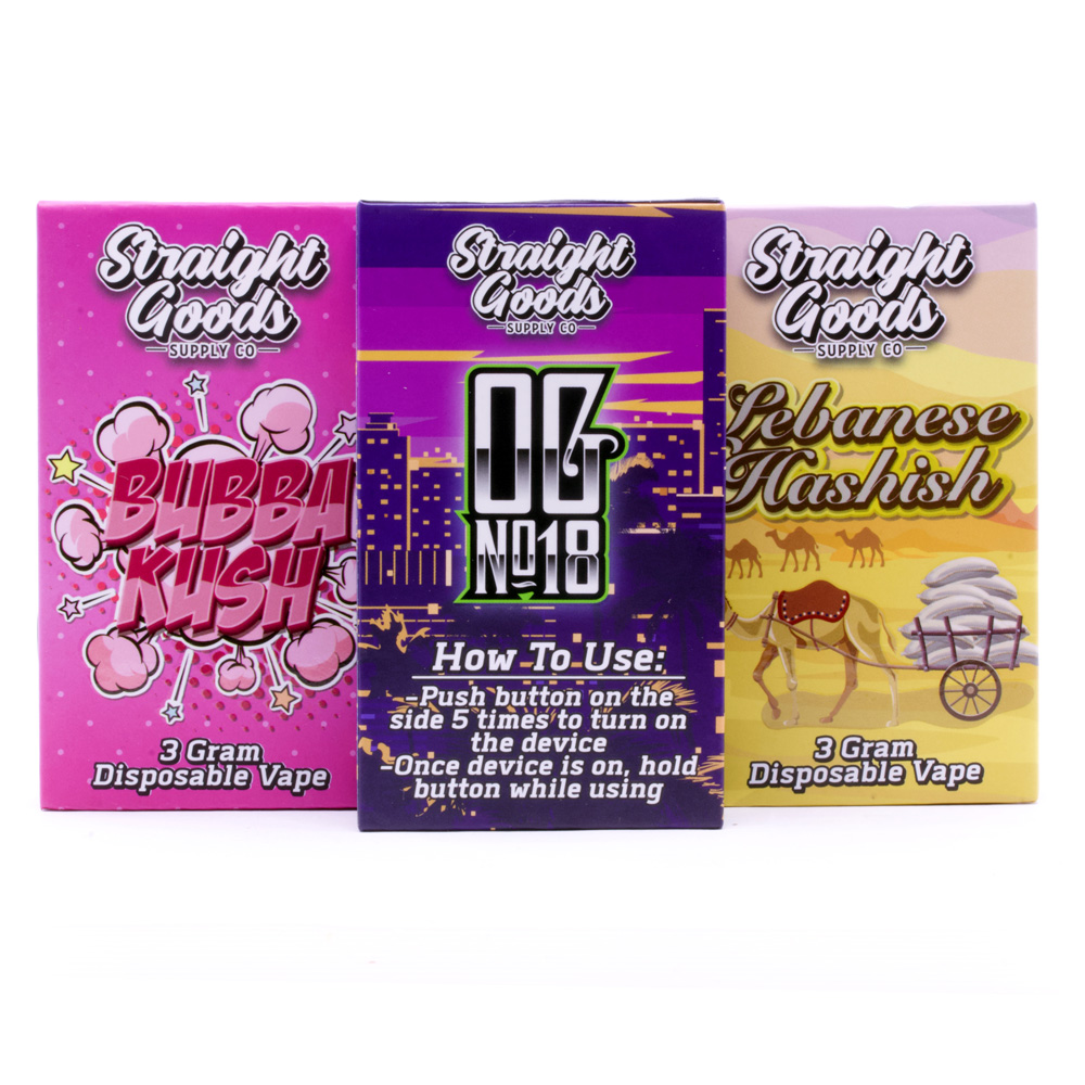 3g Straight Goods Vape Pens