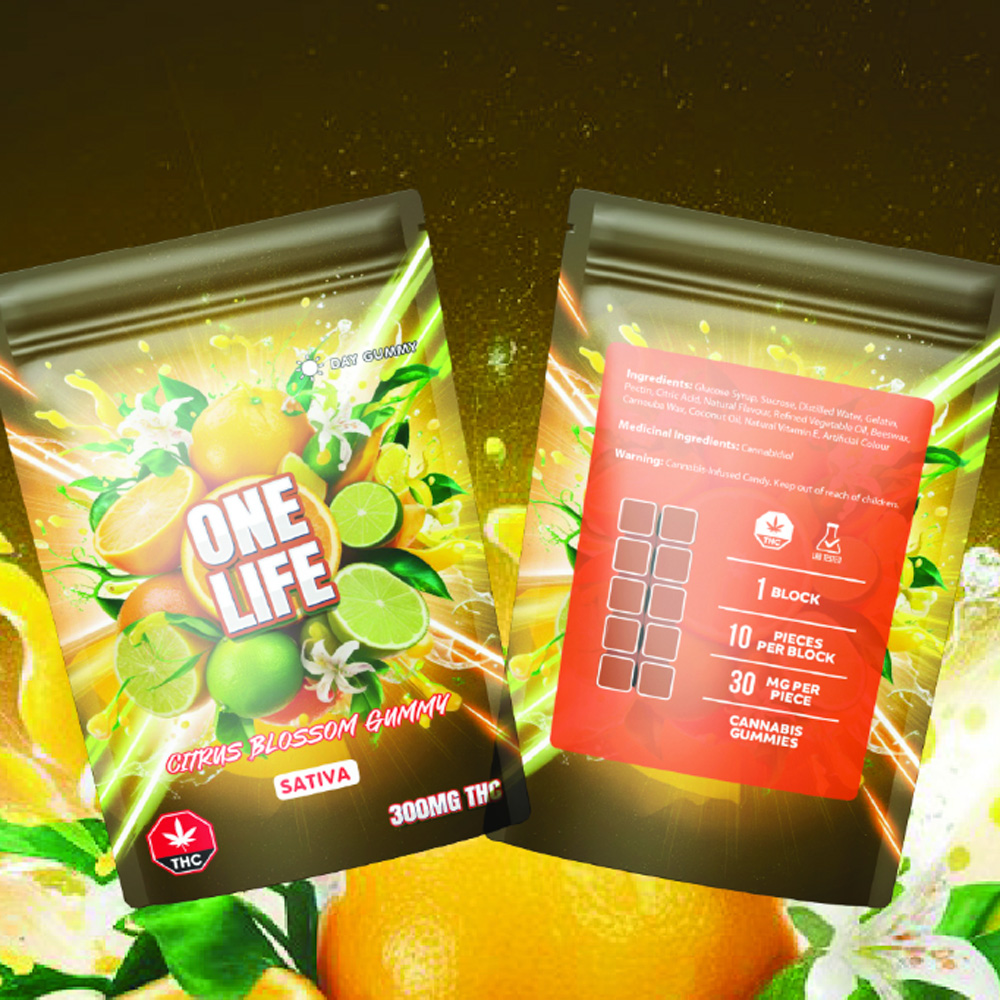 300mg One LIfe Gummies- Indica or Sativa