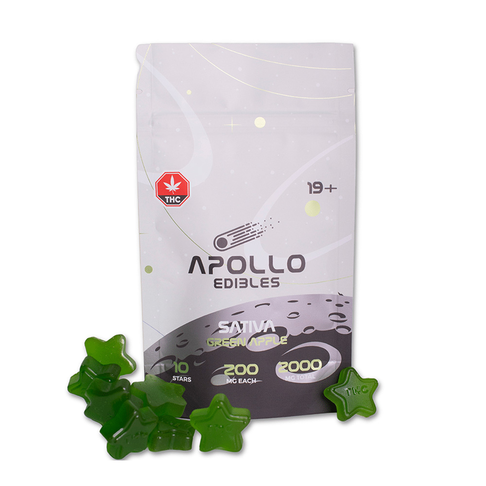 2000mg Apollo Shooting Stars in Indica or Sativa