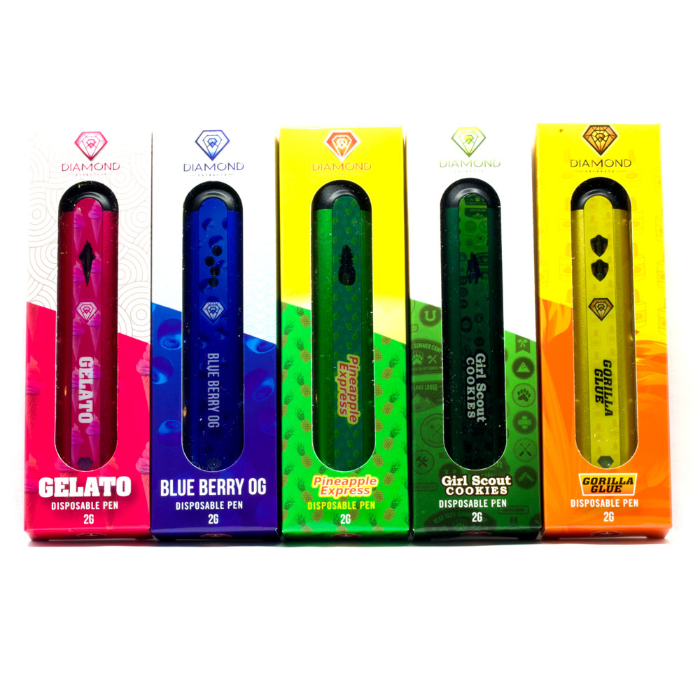 2g THC Vape Pen by DIAMOND Rechargable  